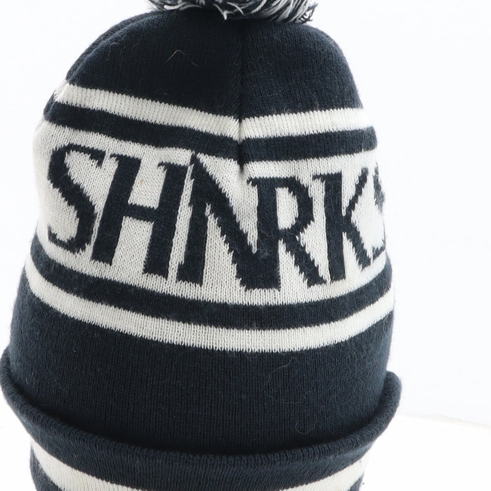 Sale Sharks Mens Blue Acrylic Winter Hat One Size