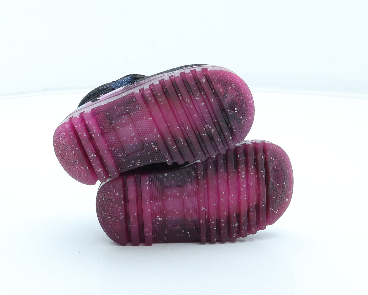 George Girls Blue Leather Trainer UK 4 20 - Peppa Pig