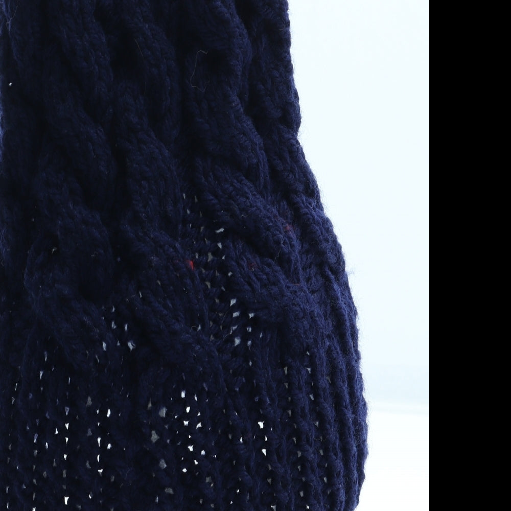 Preworn Mens Blue Acrylic Beanie One Size