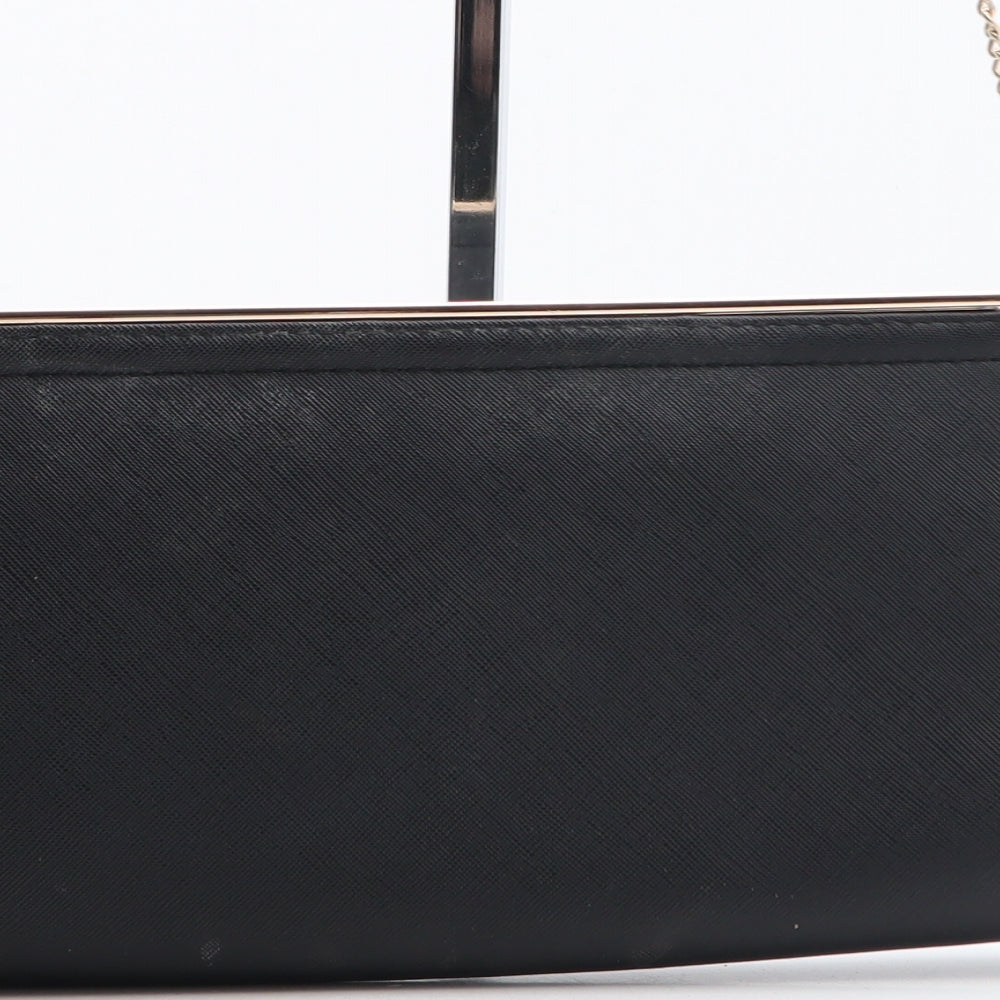 New Look Womens Black Polyurethane Shoulder Bag Size Small