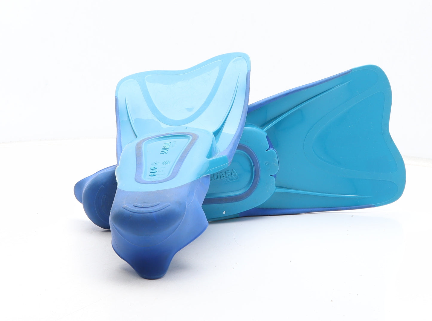 Subea Boys Blue Plastic Trainer UK 10 - Swimming Fins
