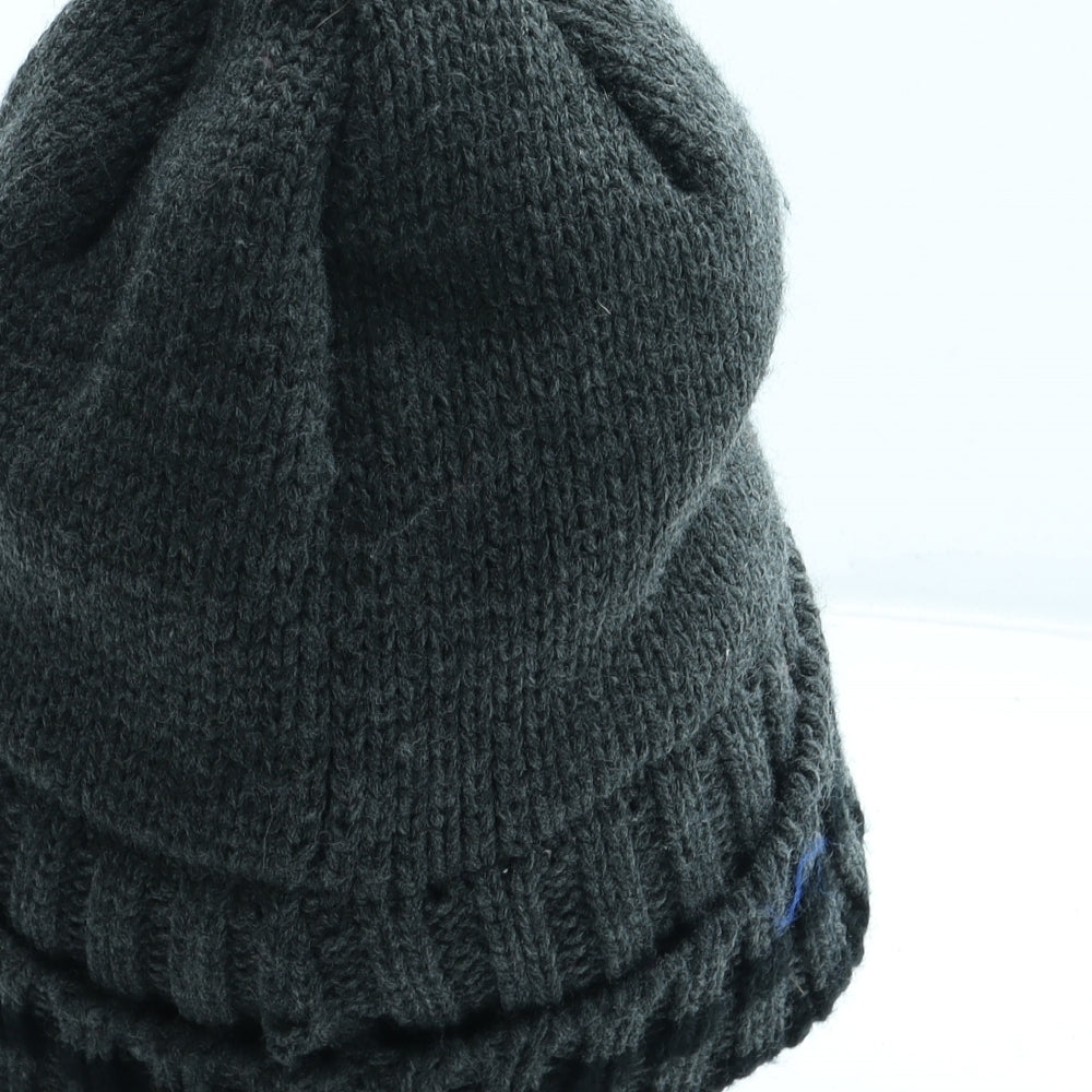 Maine Mens Grey Acrylic Beanie One Size