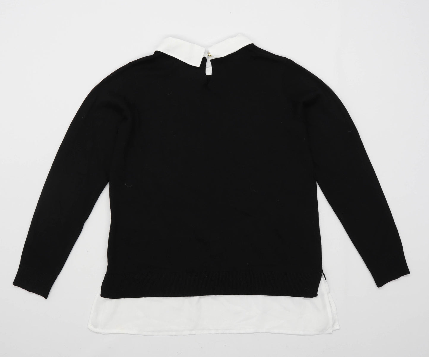 Dorothy Perkins Womens Size 12 Black Jumper (Regular)