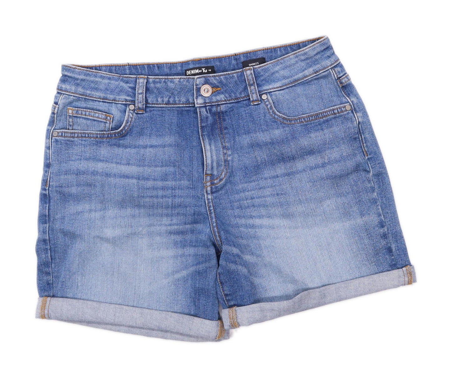 Womens TU Blue Denim Shorts Size 12/L5