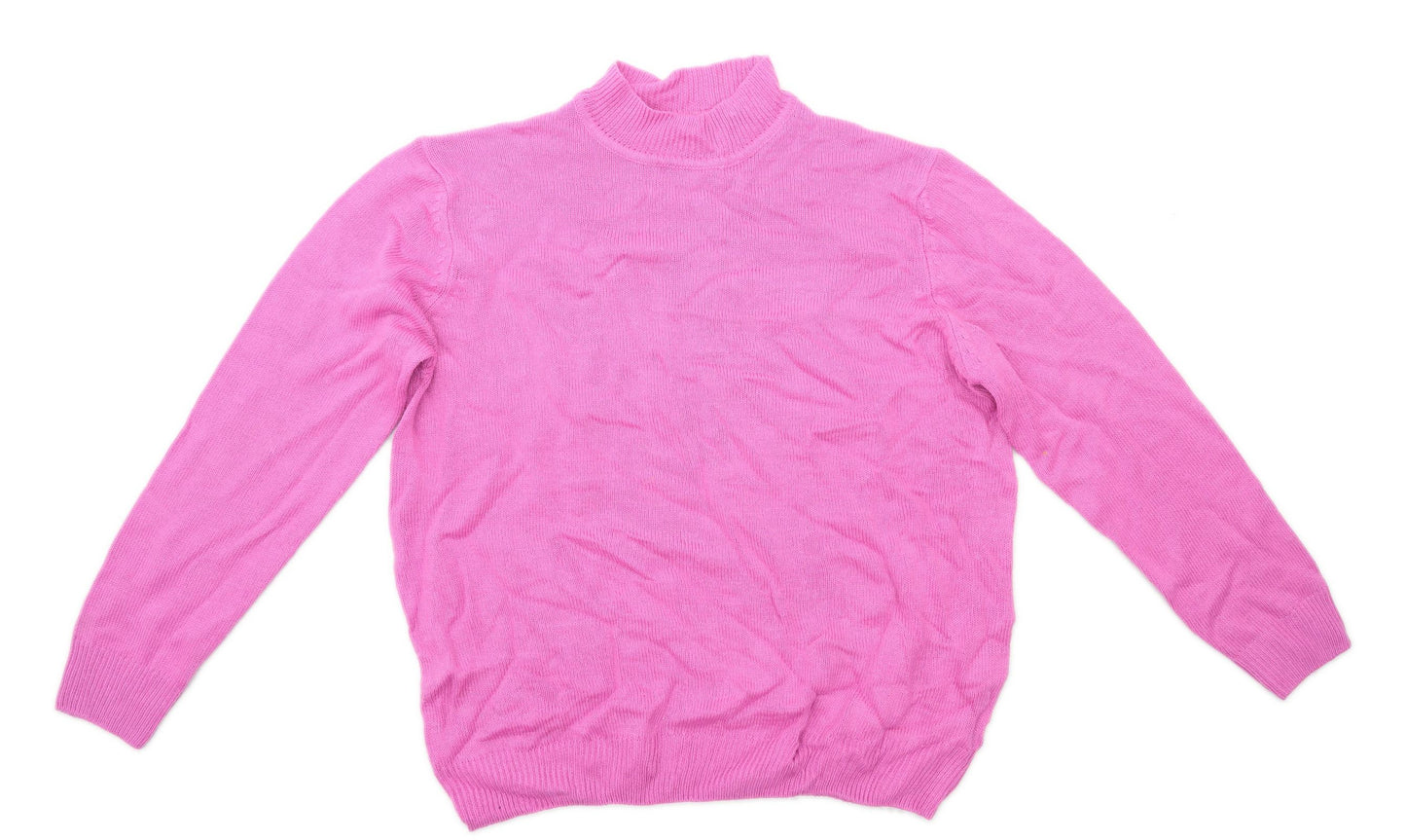 Damart Womens Size L Pink Jumper (Regular)