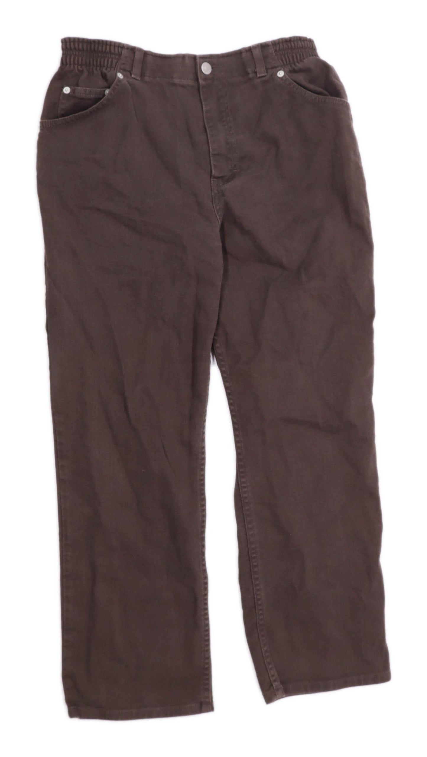 Womens Marks & Spencer Brown Denim Jeans Size 14/L26