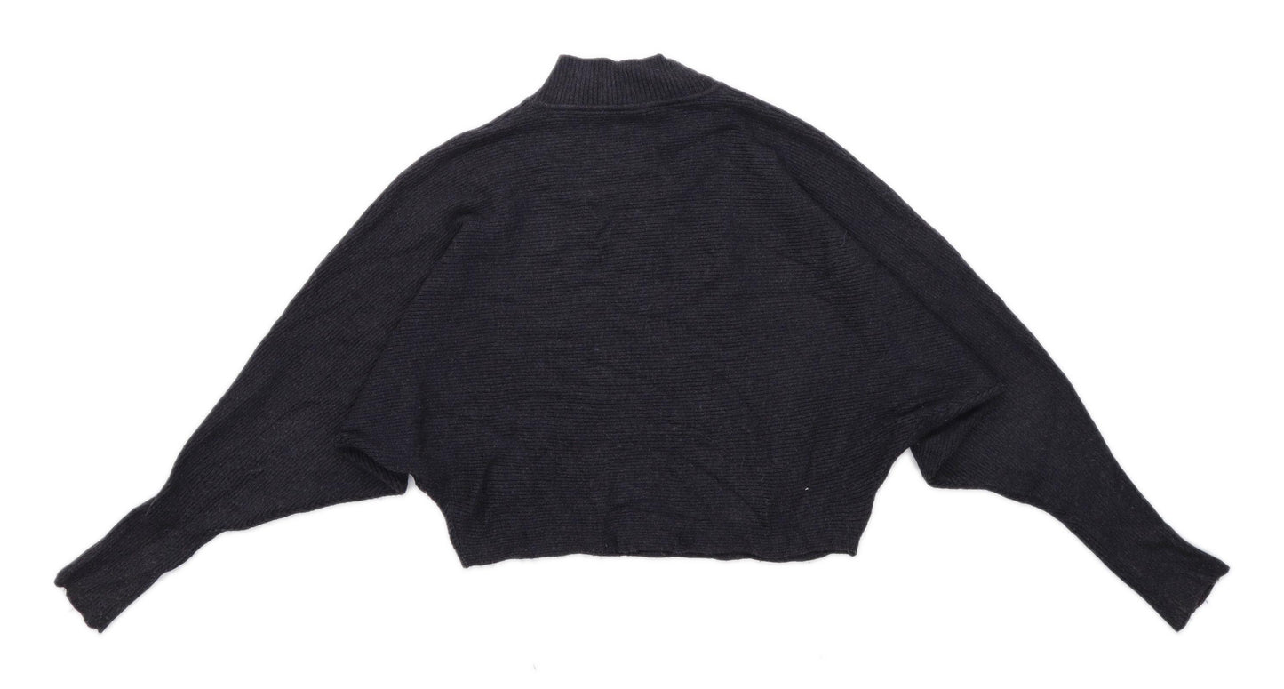 Zara Womens Size S Batwing Grey Jumper (Regular)