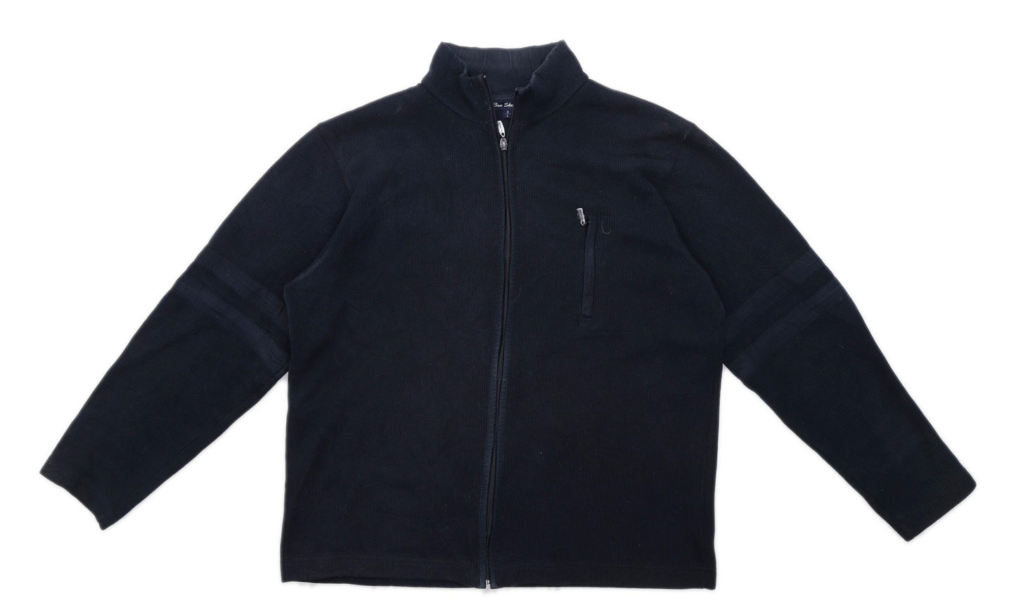 Ben Sherman Mens Size L Cotton Black Cardigan