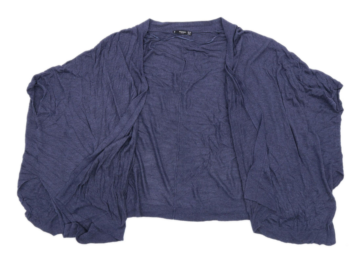 Mango Womens Size ONE SIZE Batwing Blue Cardigan (Regular)