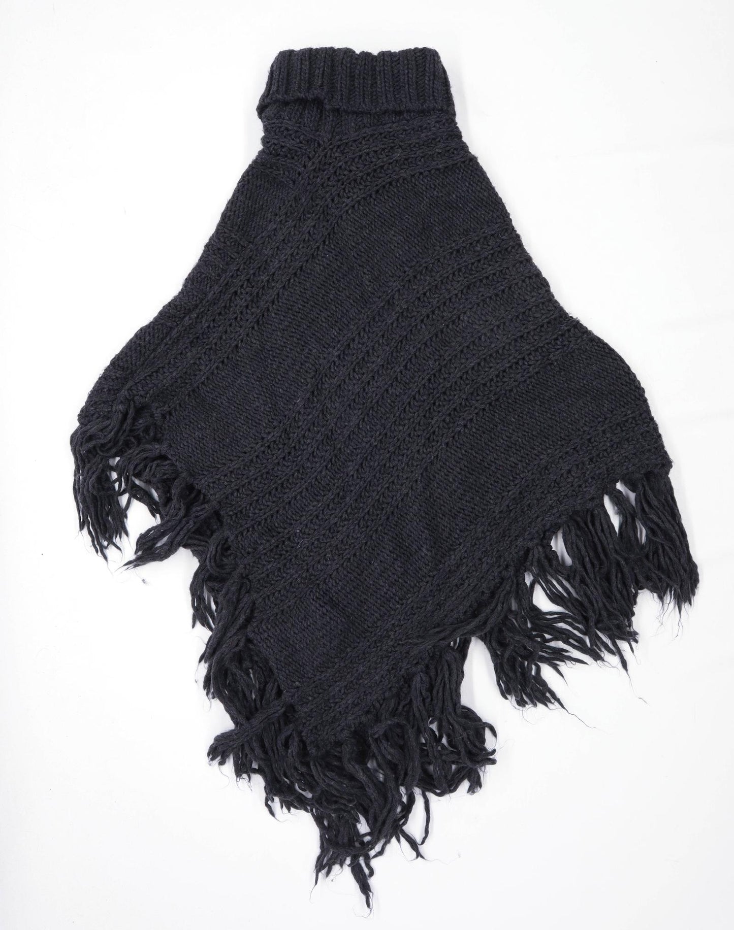 Berreti Womens Size S-M Grey Poncho (Regular)