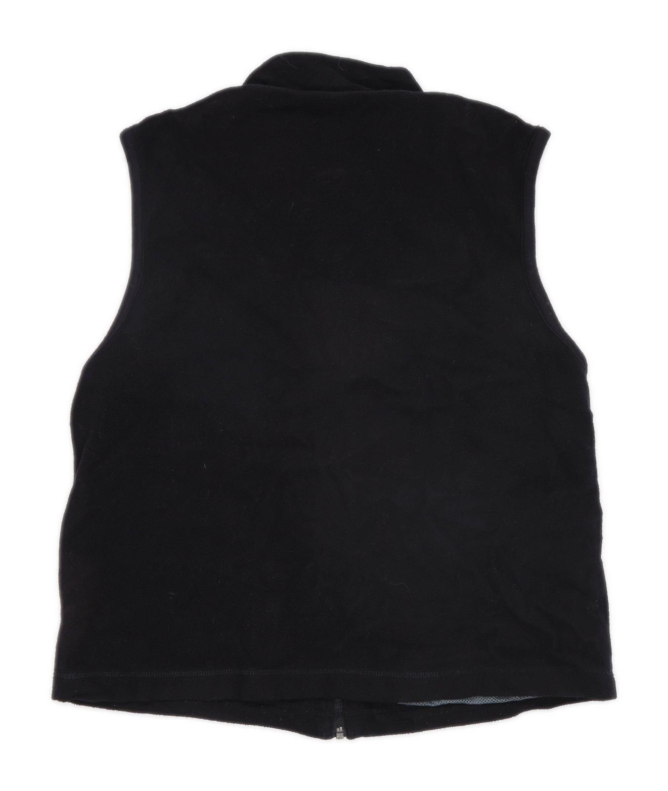 Atlantic Terrain Mens Size M Fleece Black Gilet