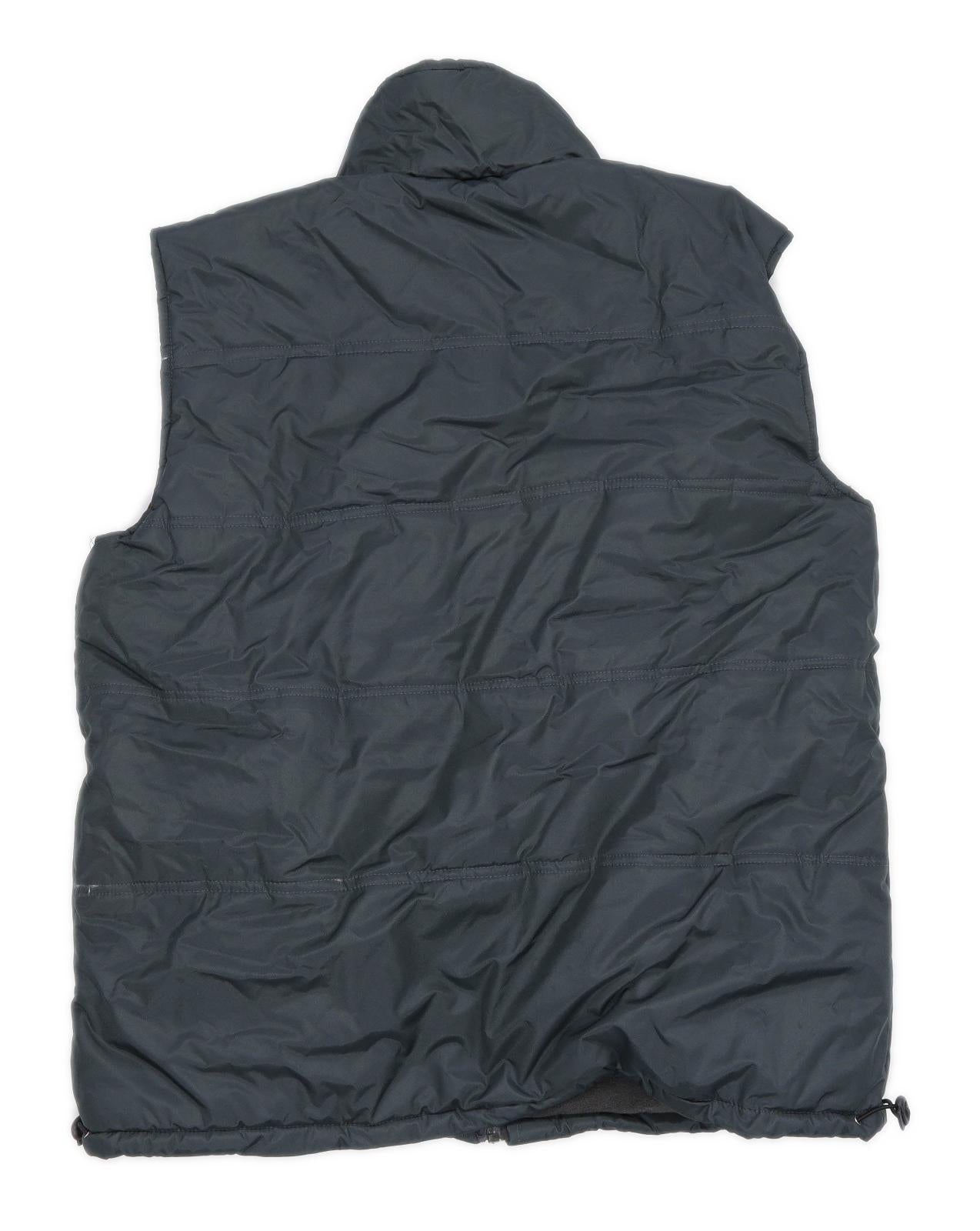 Ohmys Mens Size M Cotton Green Reversible Gilet