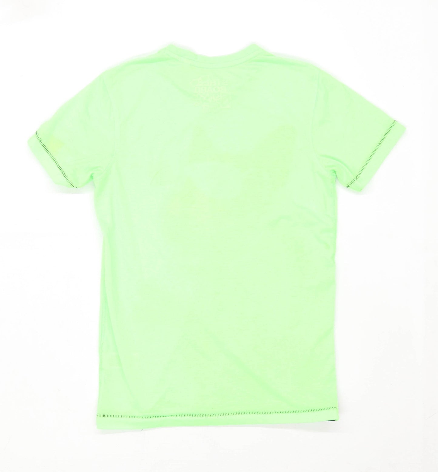 C&A Boys Graphic Green Dog Skater T-Shirt Age 11-12 Years