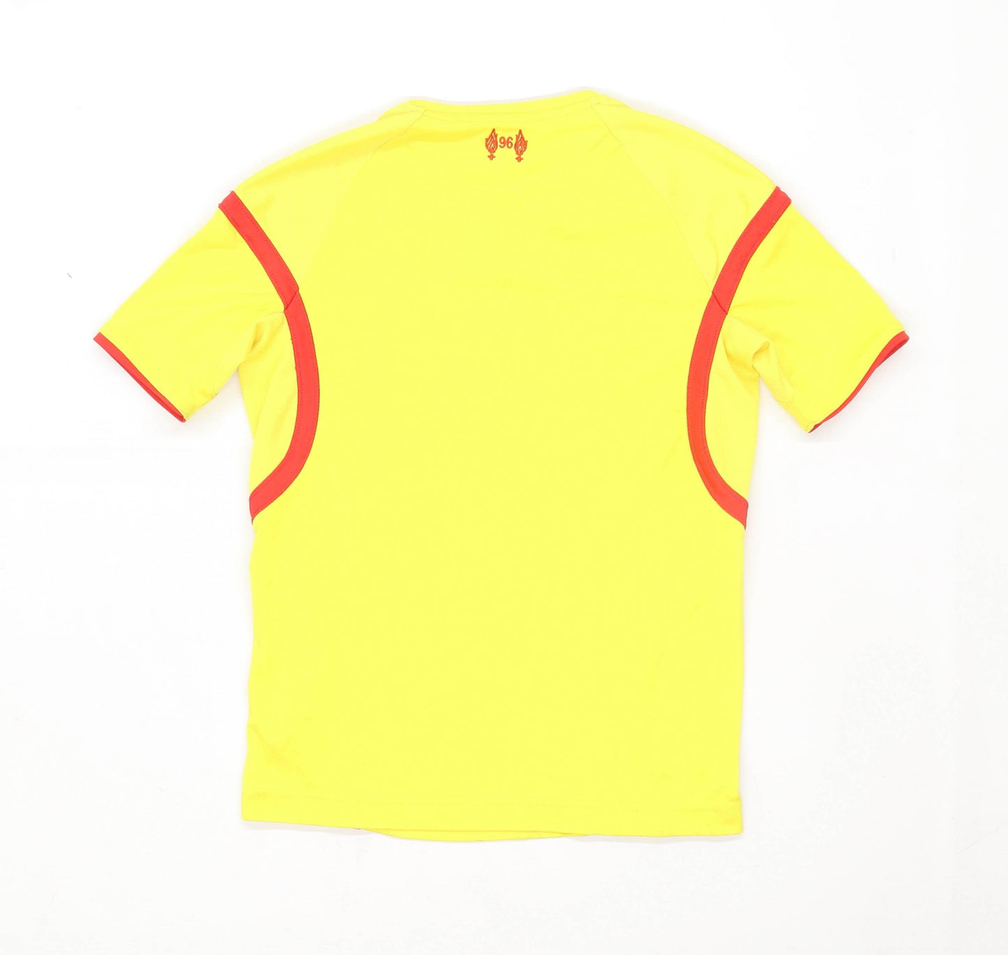 Warrior Boys Graphic Yellow Liverpool Football Club T-Shirt Age 6-7 Years