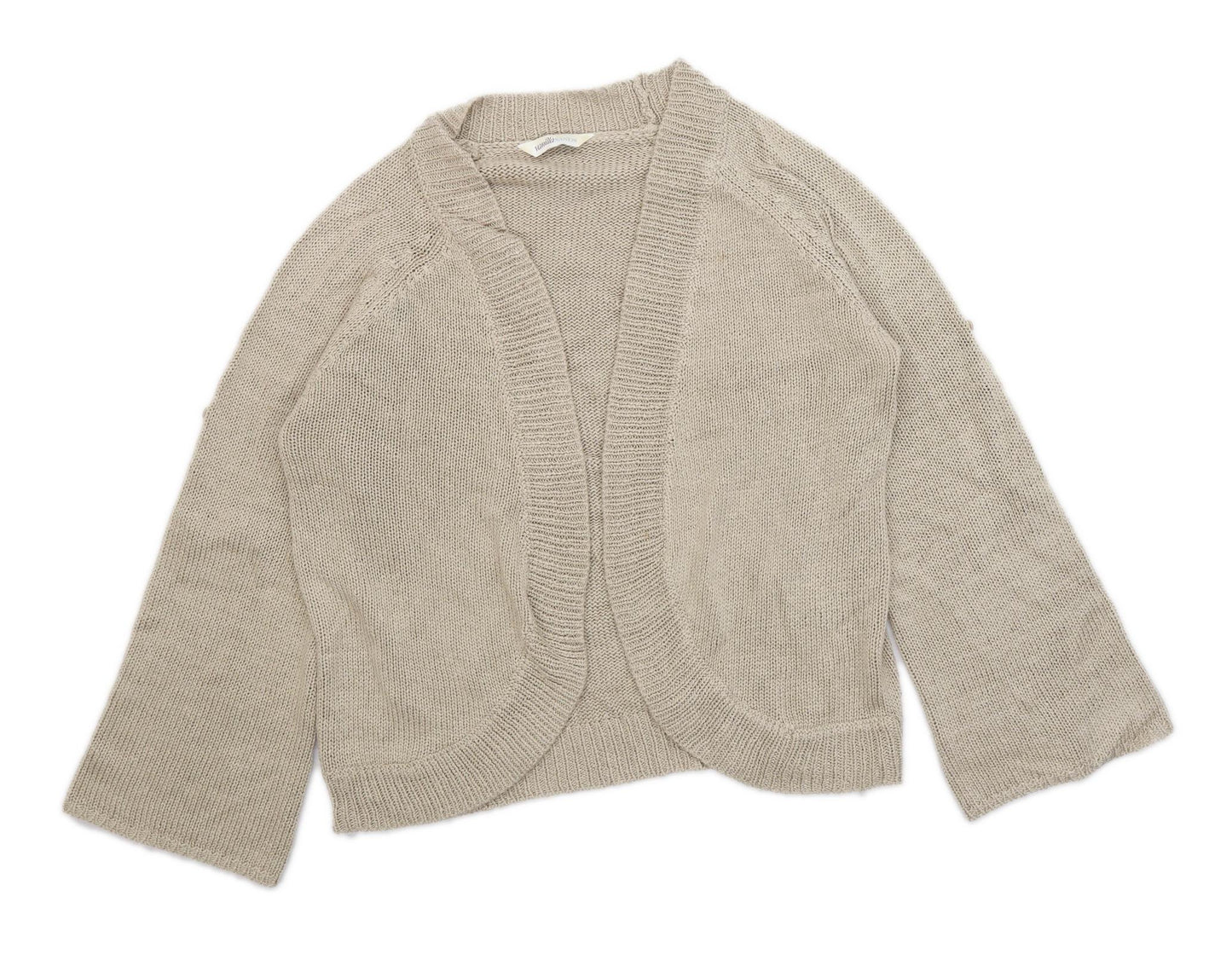 BHS Womens Size 16 Beige Cardigan (Regular)