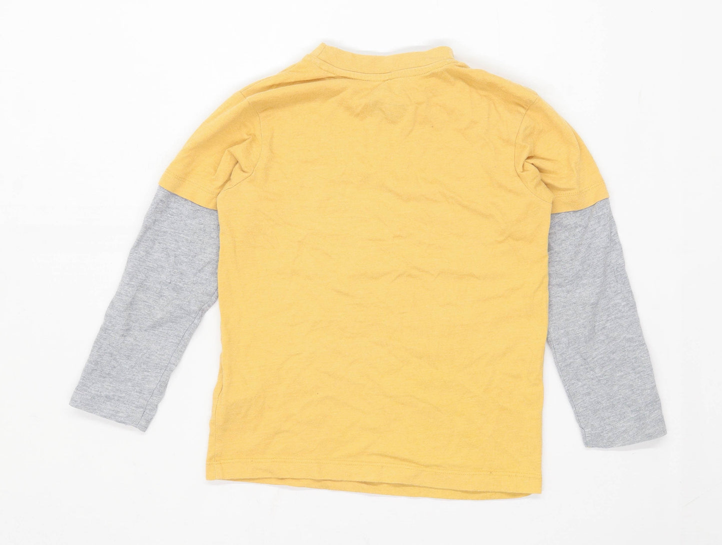 Debenhams Boys Graphic Yellow T-Shirt Age 6-7 Years