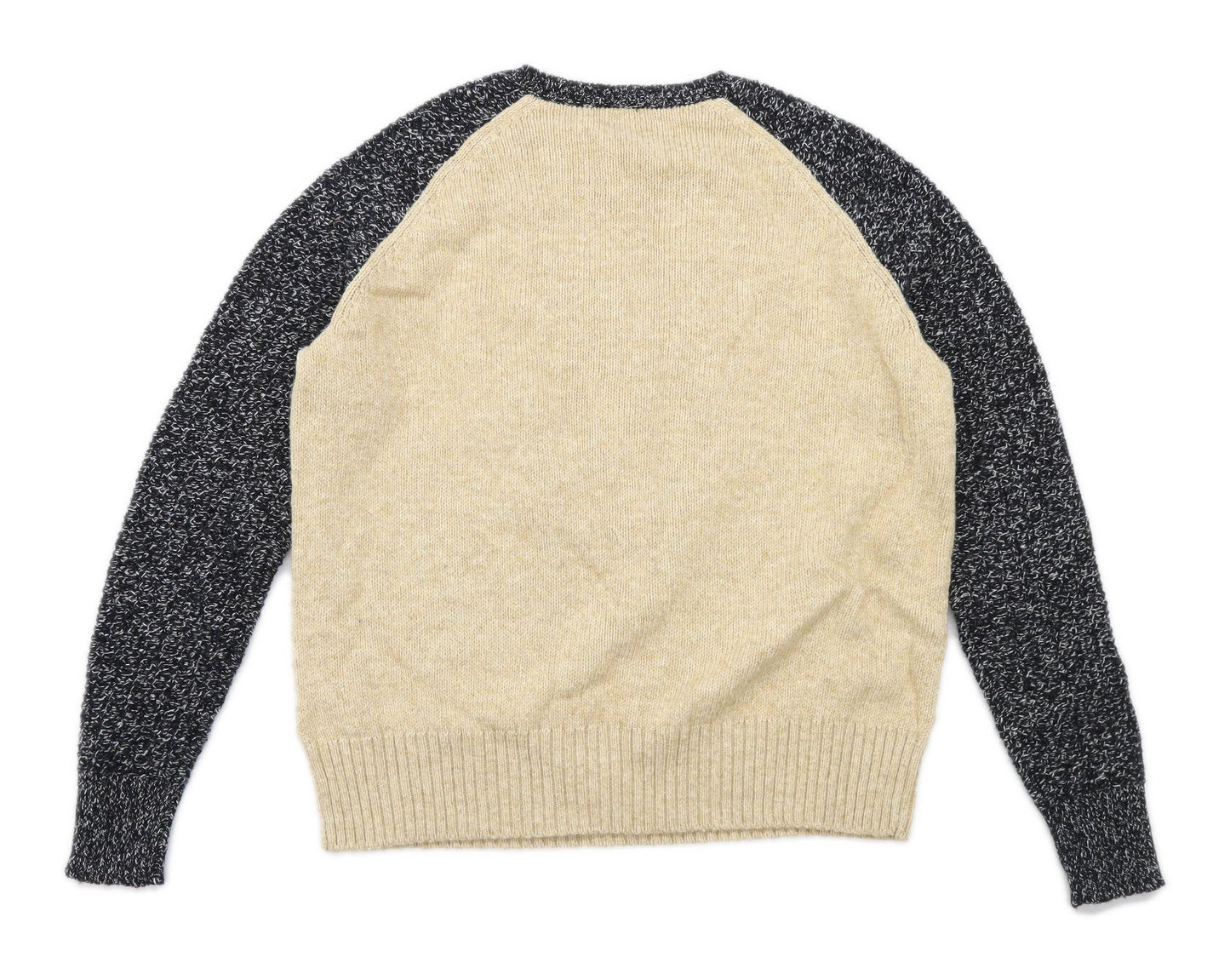 Hobbs Womens Size 16 Wool Blend Beige Wolf Jumper (Regular)