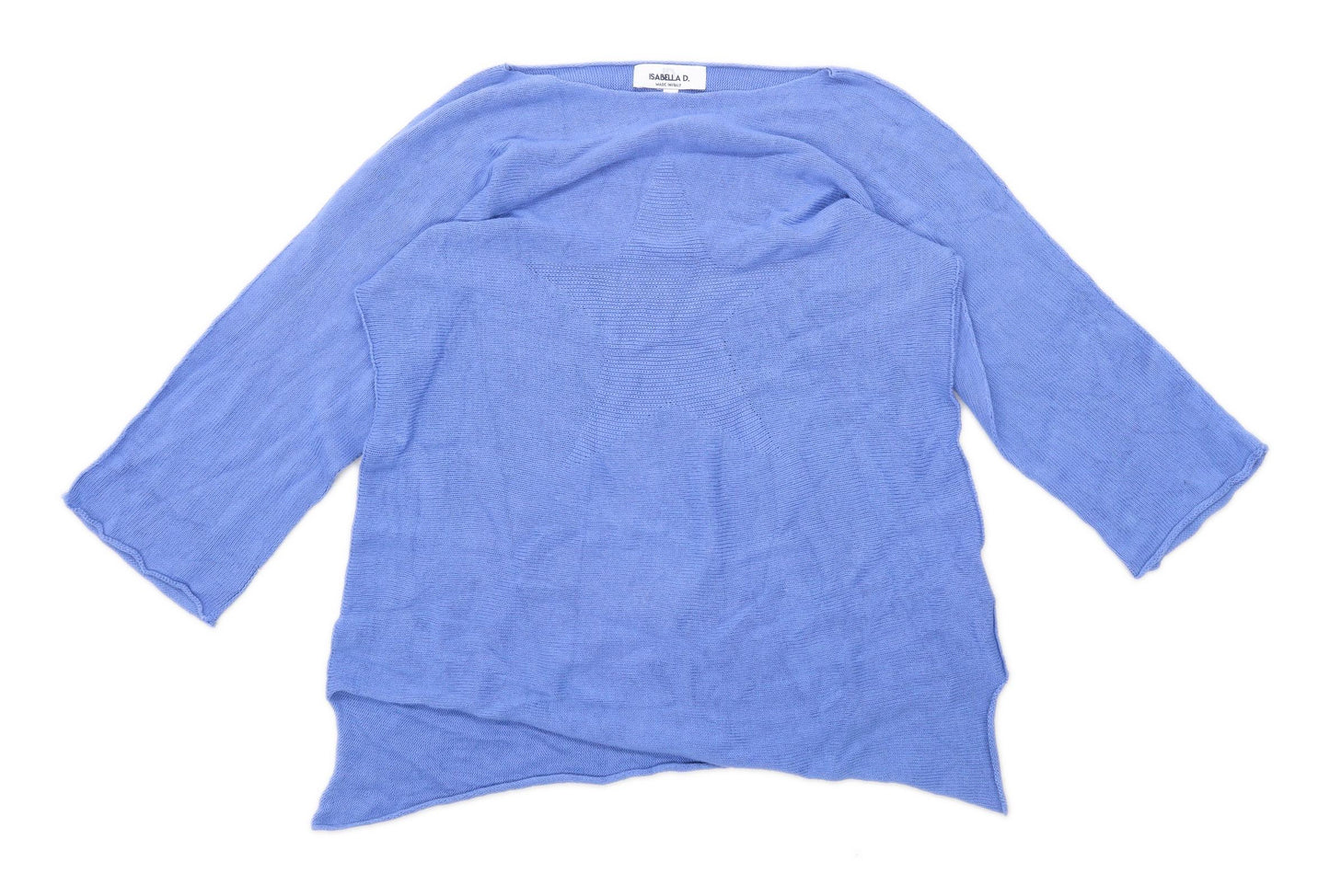 Isabella D Womens Size M-L Cotton Blue Jumper (Regular)
