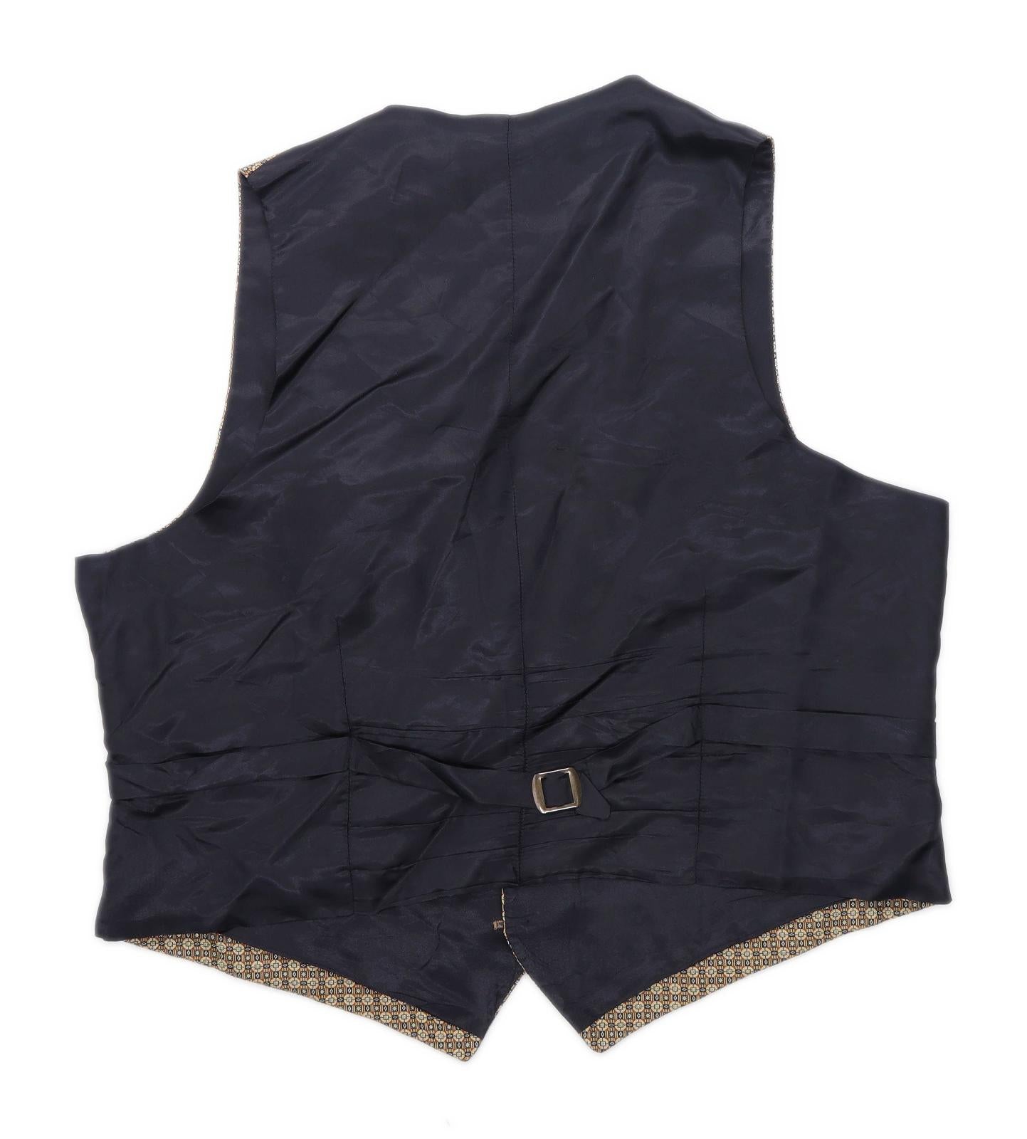 St Michael Mens Size XL Gold Waistcoat