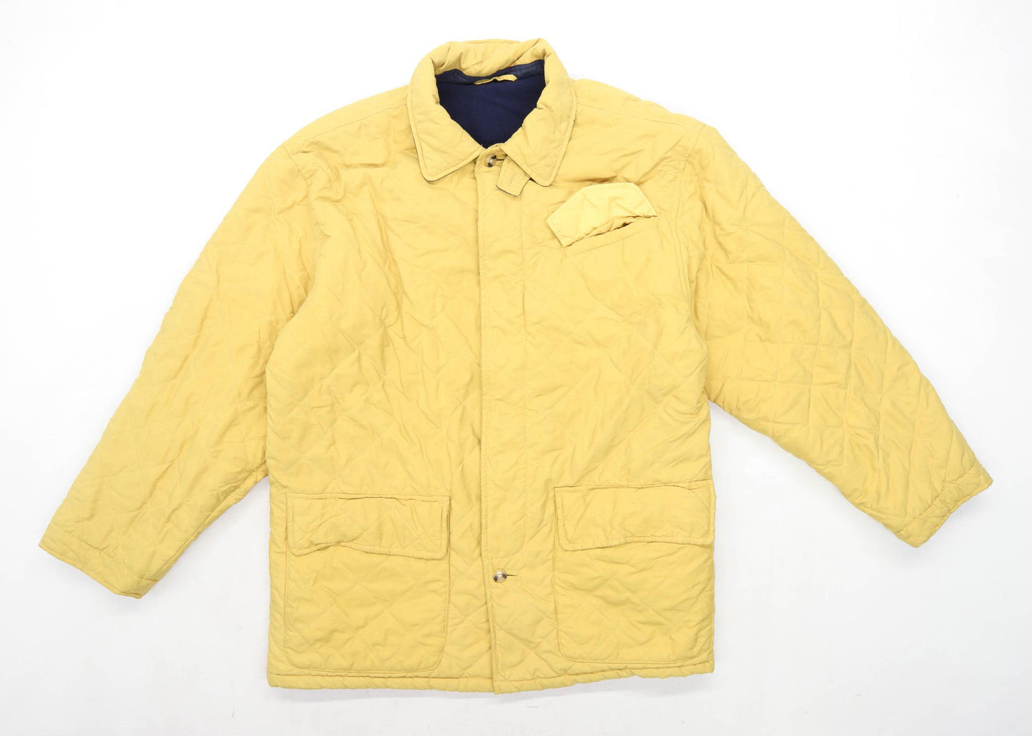 J C Twidd Mens Size 2XL Yellow Coat