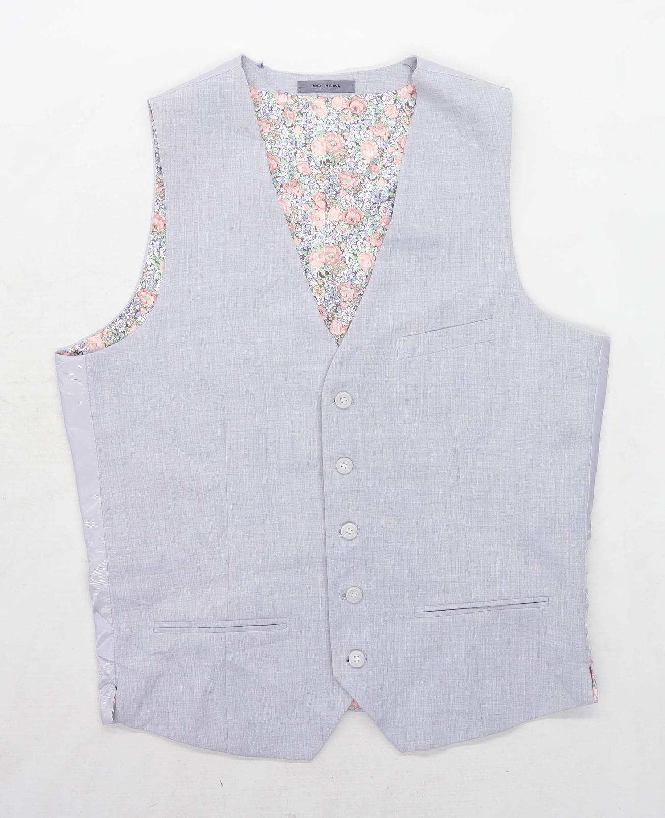 Cedarwood State Mens Size M Grey Waistcoat