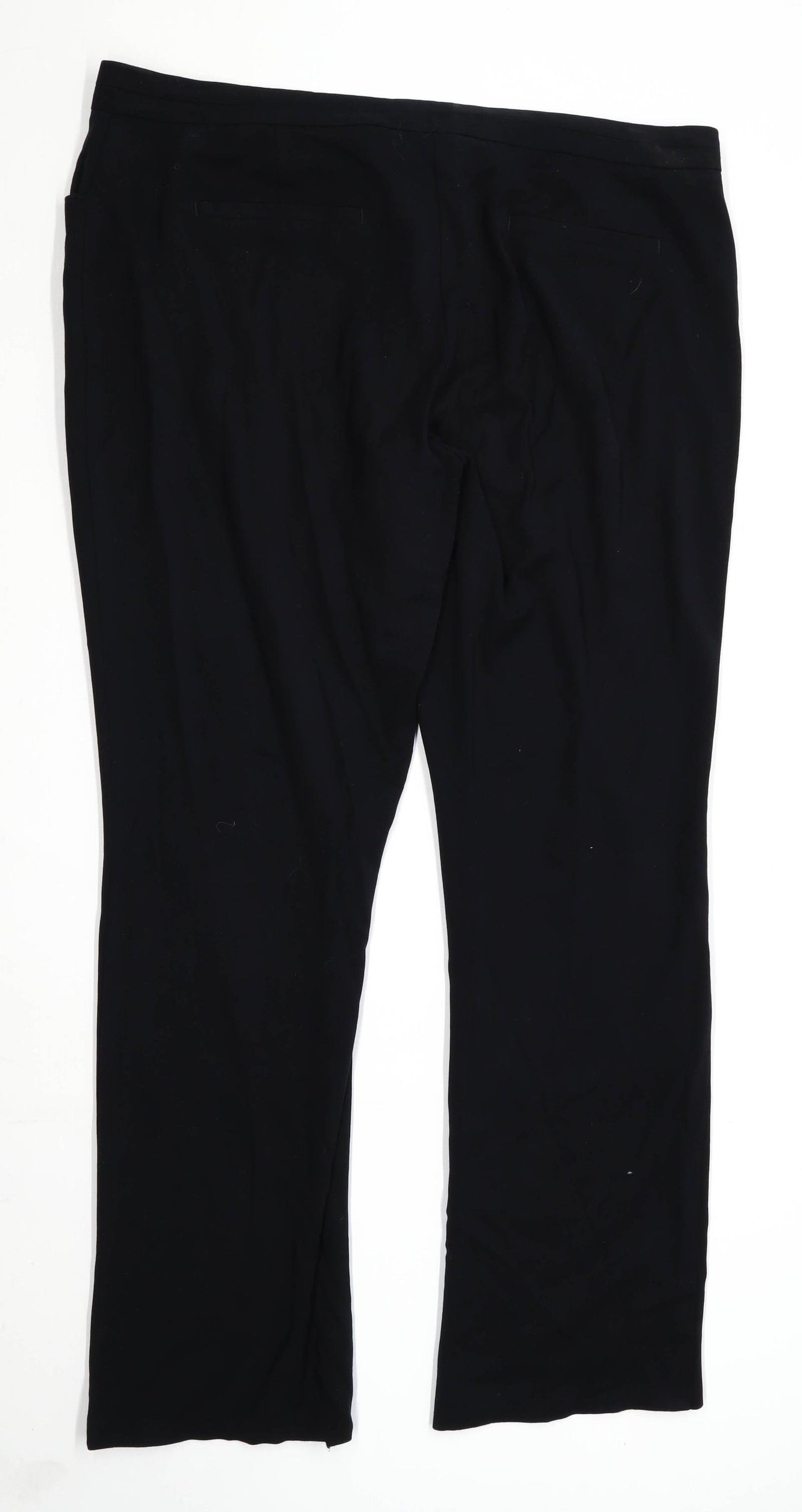 Womens Marks & Spencer Black Trousers Size 18/L30
