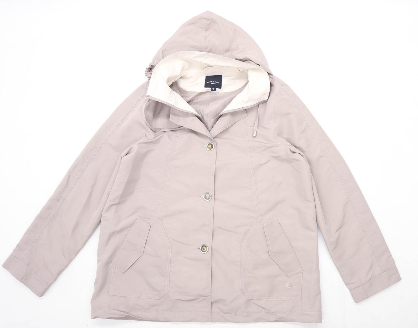 Betty Kay Womens Size 16 Beige Peacoat
