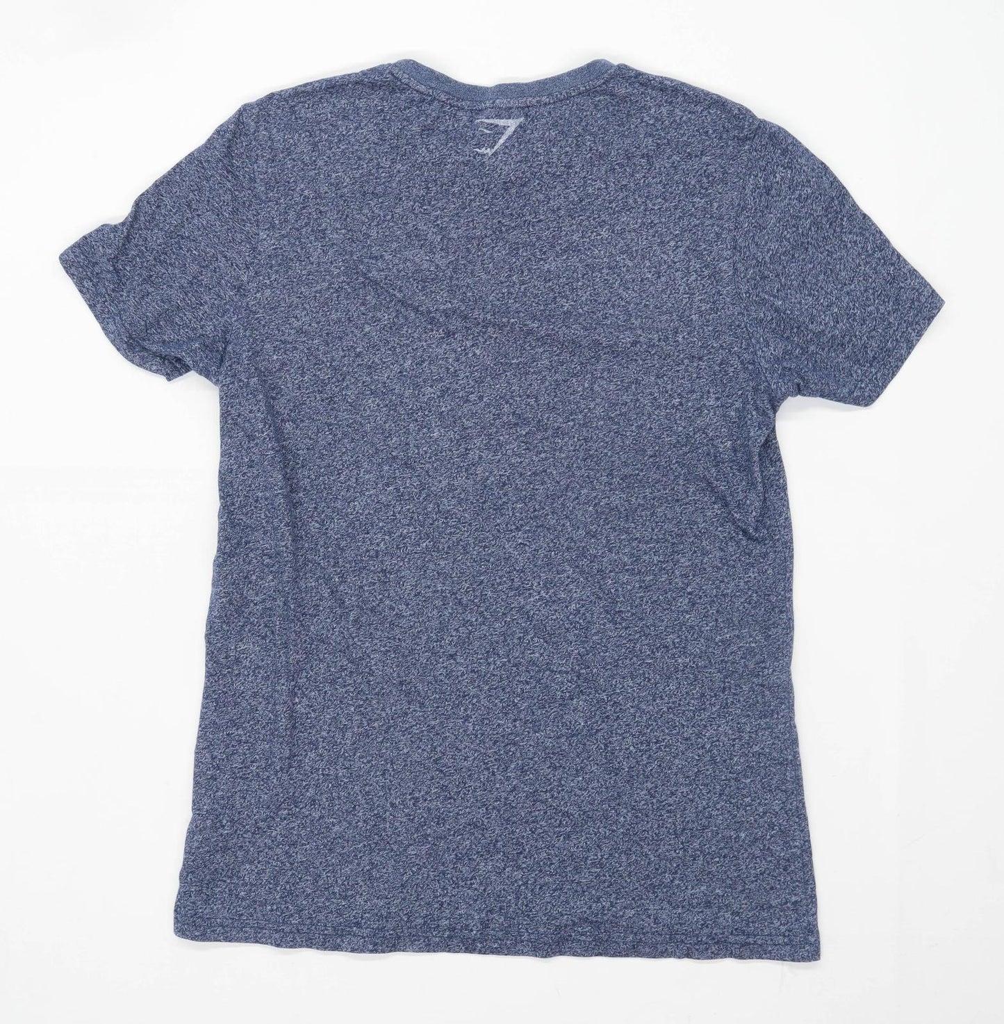 Gymshark Mens Size L Cotton Blend Graphic Blue T-Shirt
