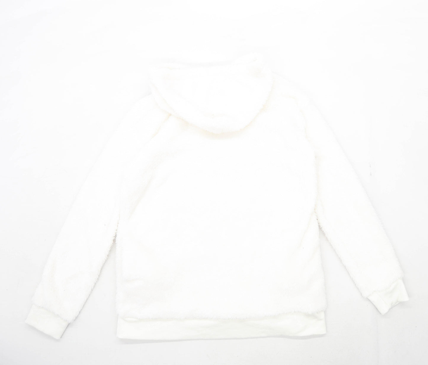 Preworn Womens Size M Fleece White Jacket