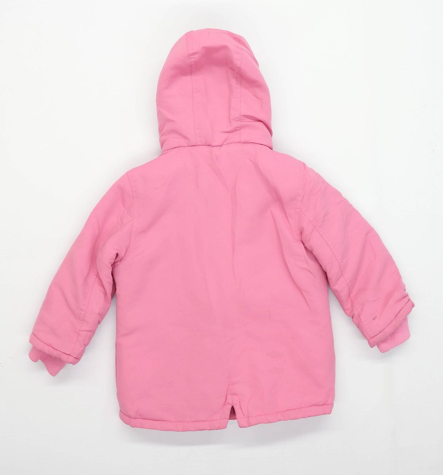 George Girls Graphic Pink Faux Fur Paw Patrol Zip Up Hooded Coat Age 3-4 Years