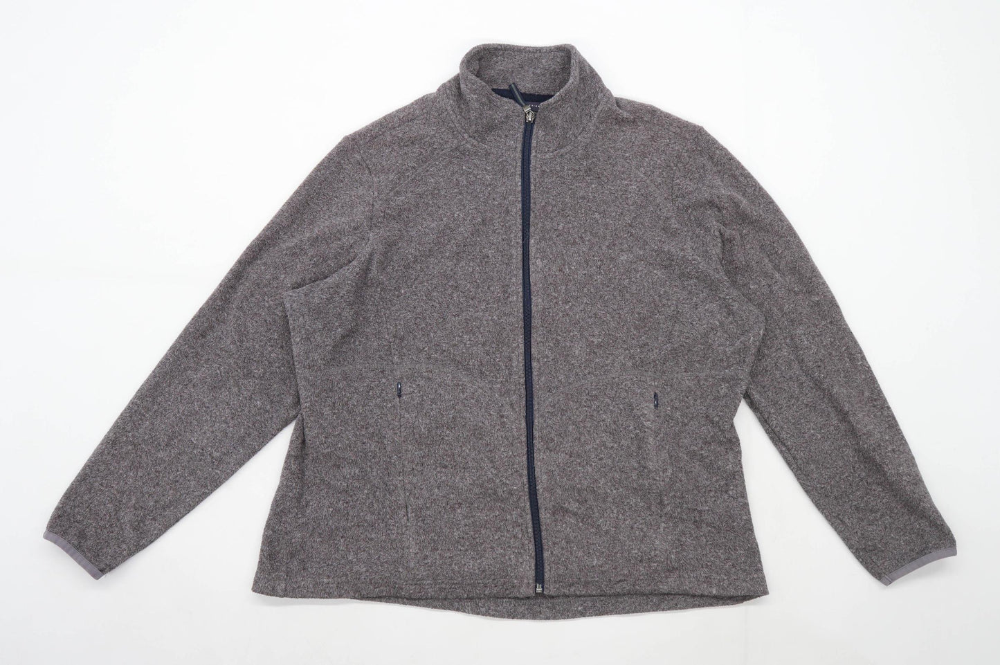 Marks & Spencer Womens Size 18 Fleece Grey Jacket