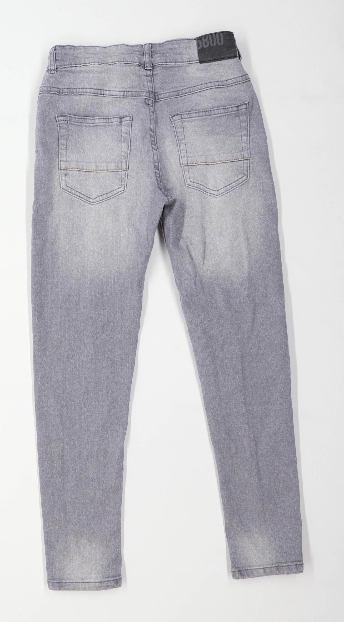 George Boys Grey Skinny Distressed Jeans Age 9-10 Years