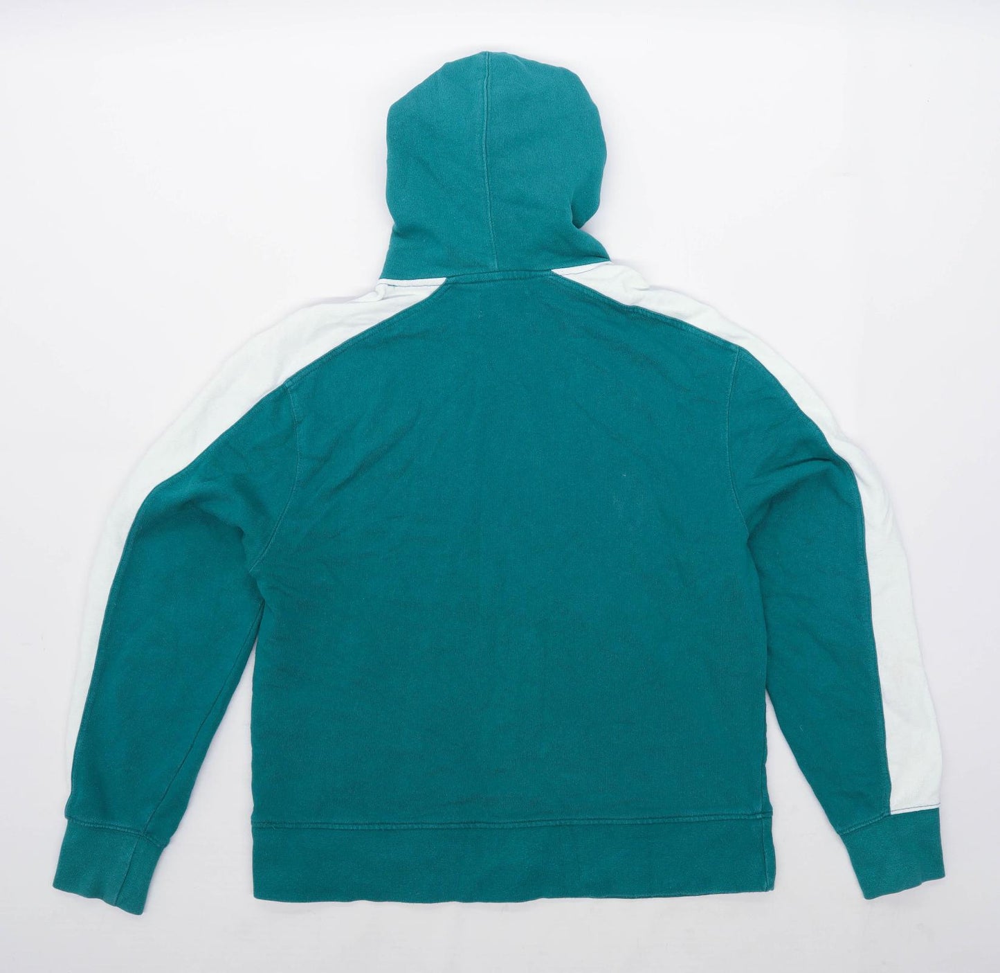 Topman Mens Size 2XS Cotton Green Hoodie