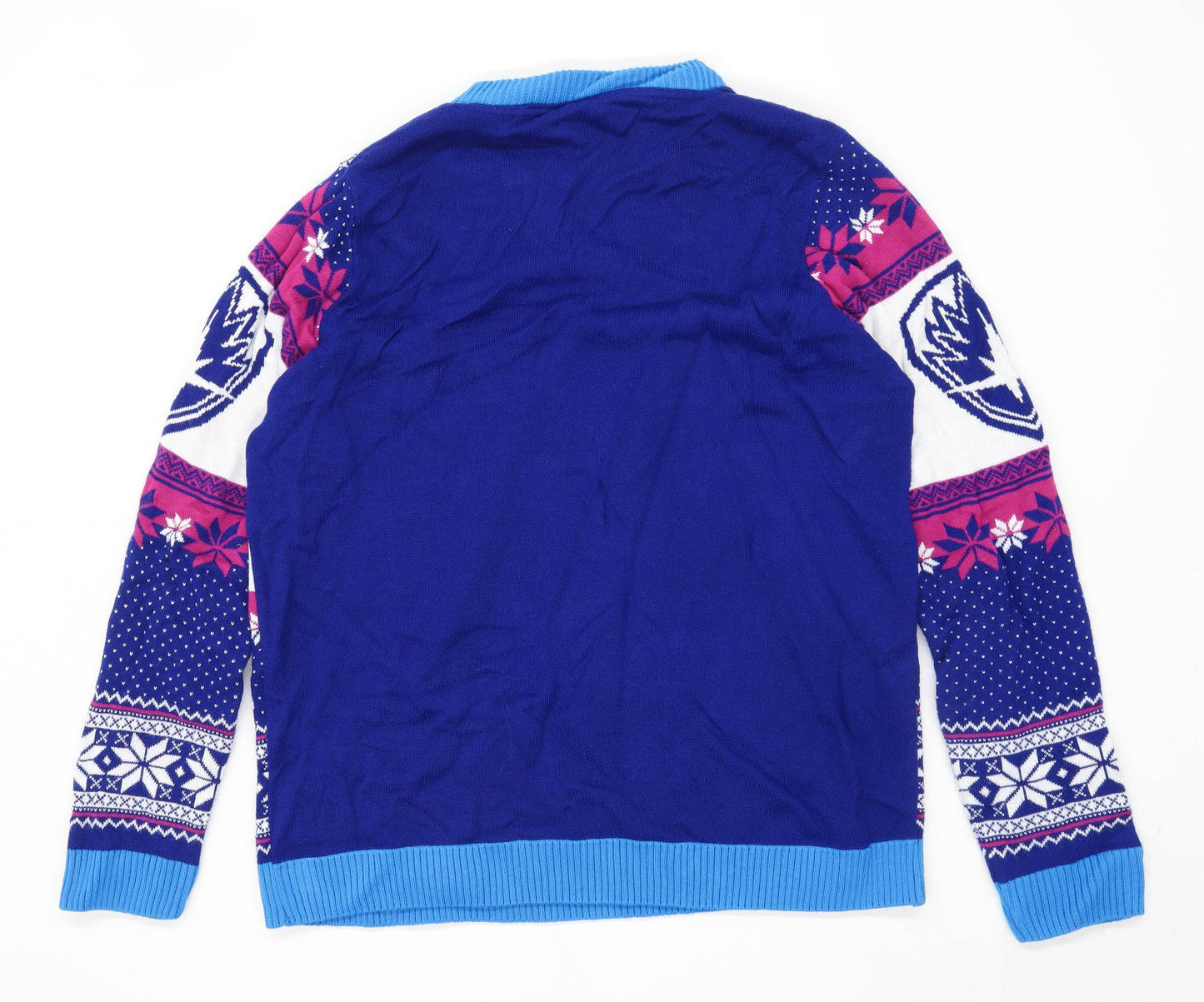 Num Skull Mens Size L Geometric Multi-Coloured Guardians Of The Galaxy Christmas Jumper