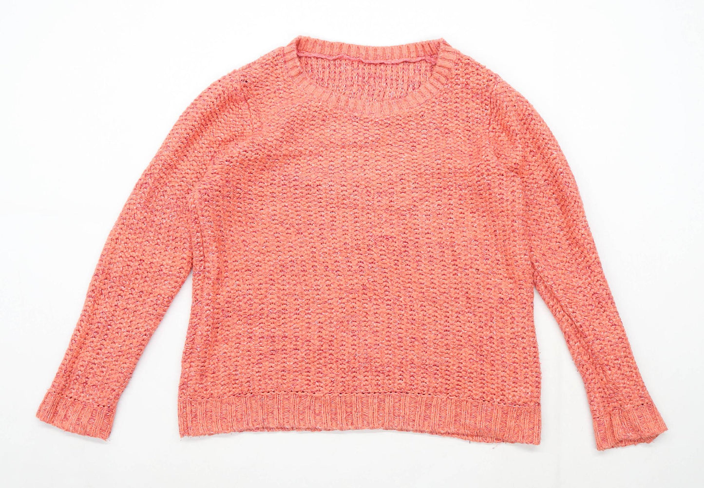 Marks & Spencer Womens Size 14 Orange Jumper (Regular)