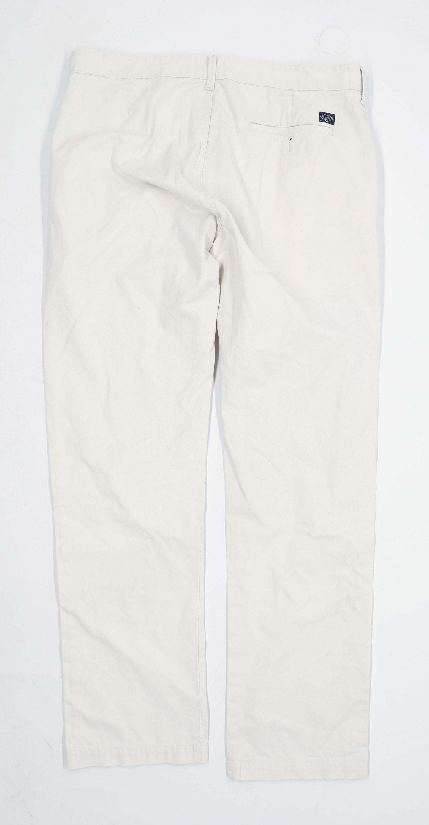Marks & Spencer Mens Cream Chino Chinos Size W36/L30