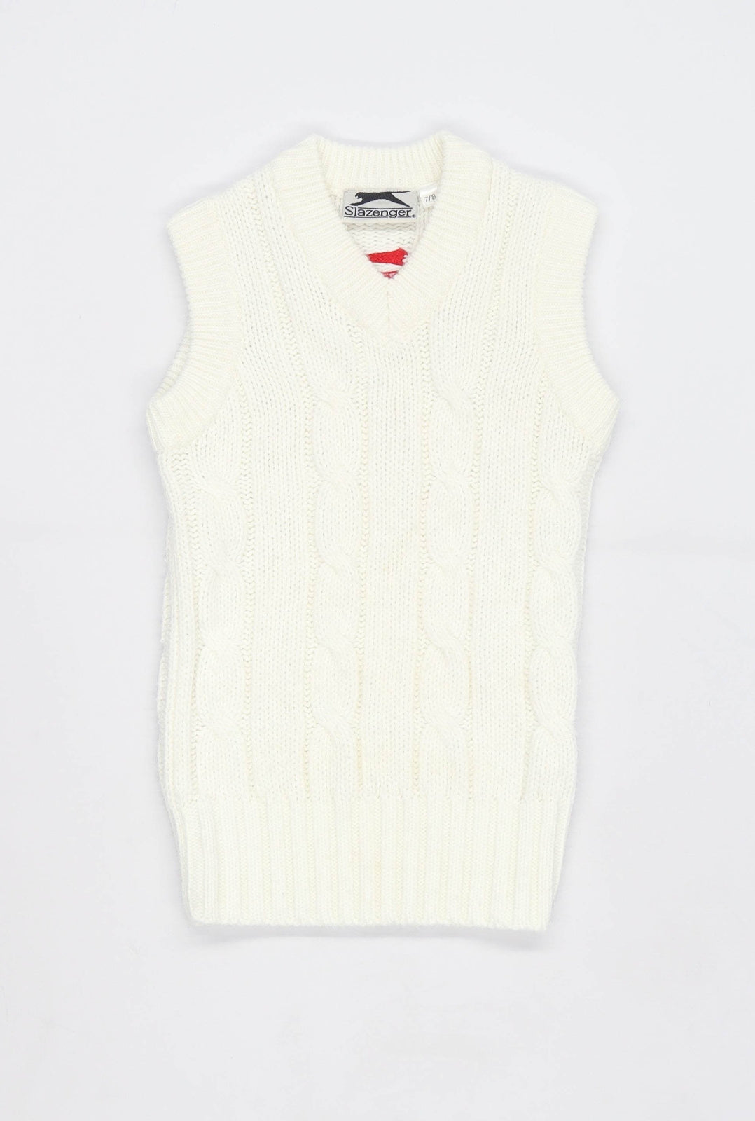 Slazenger Boys White Jumper Age 7-8 Years