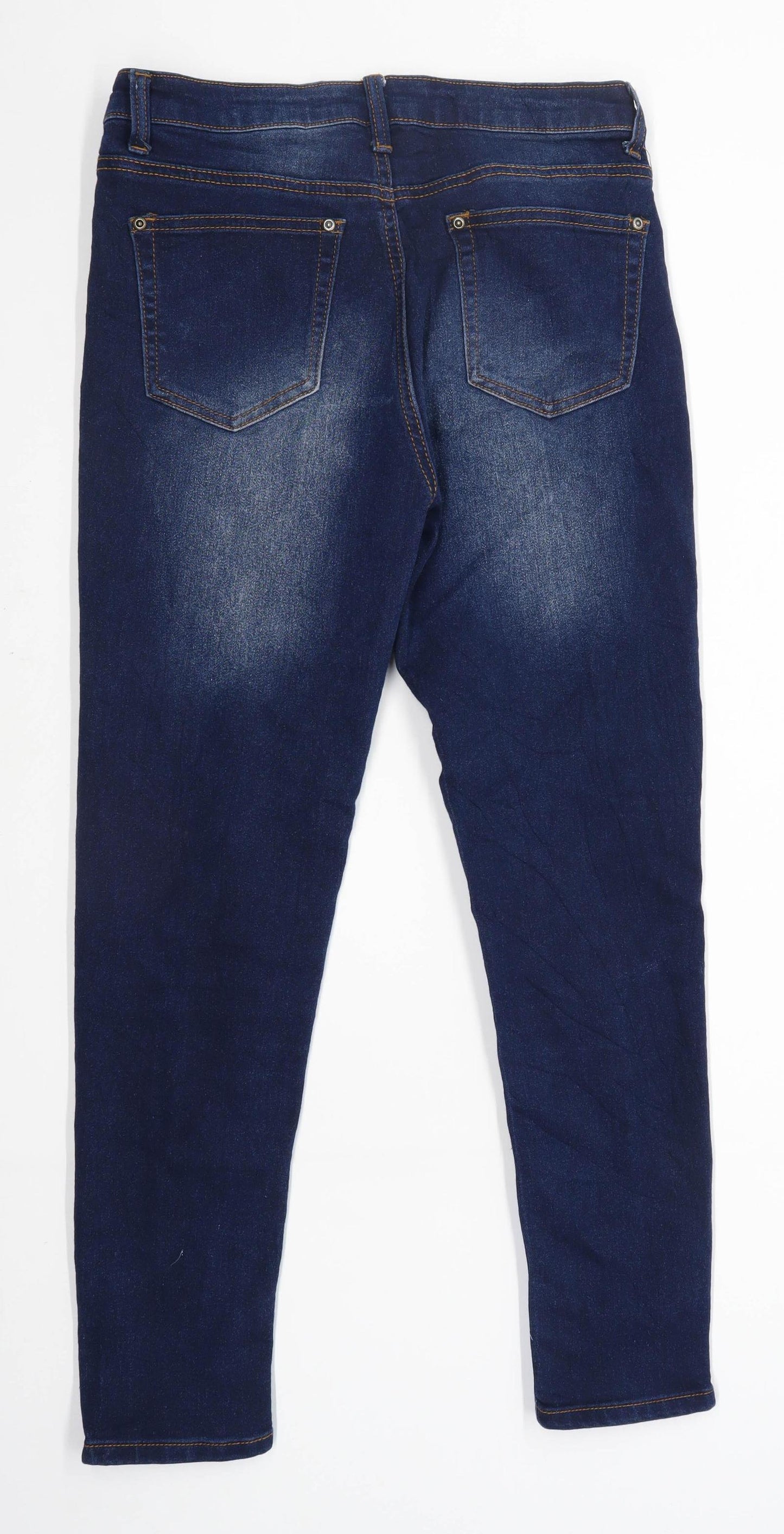 Womens Pretty Little Thing Blue Denim Jeans Size 10/L27