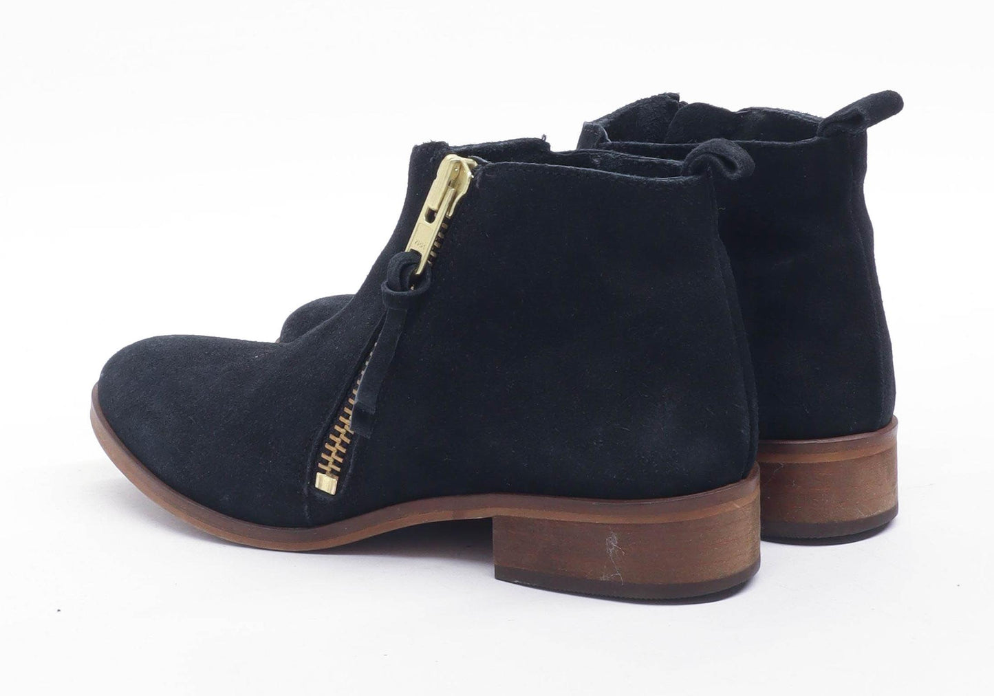 Office Womens EU Size 36 Black Suede Ankle Boots