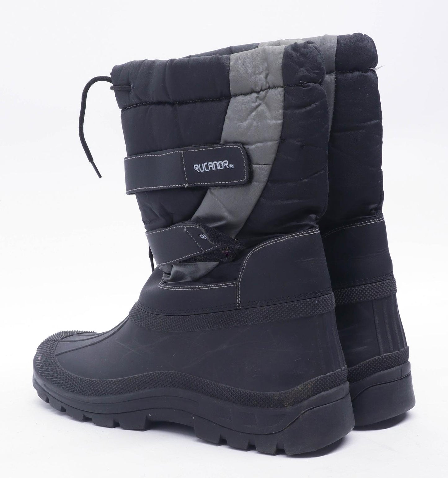 Rucanor Mens UK Size 10.5 Black Snow Boots