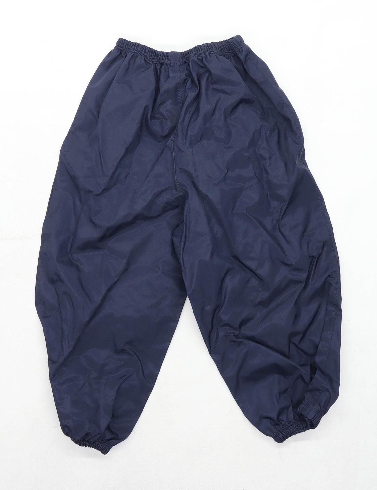 Muddy Puddles Boys Blue Waterproof Trousers Age 3-4 Years