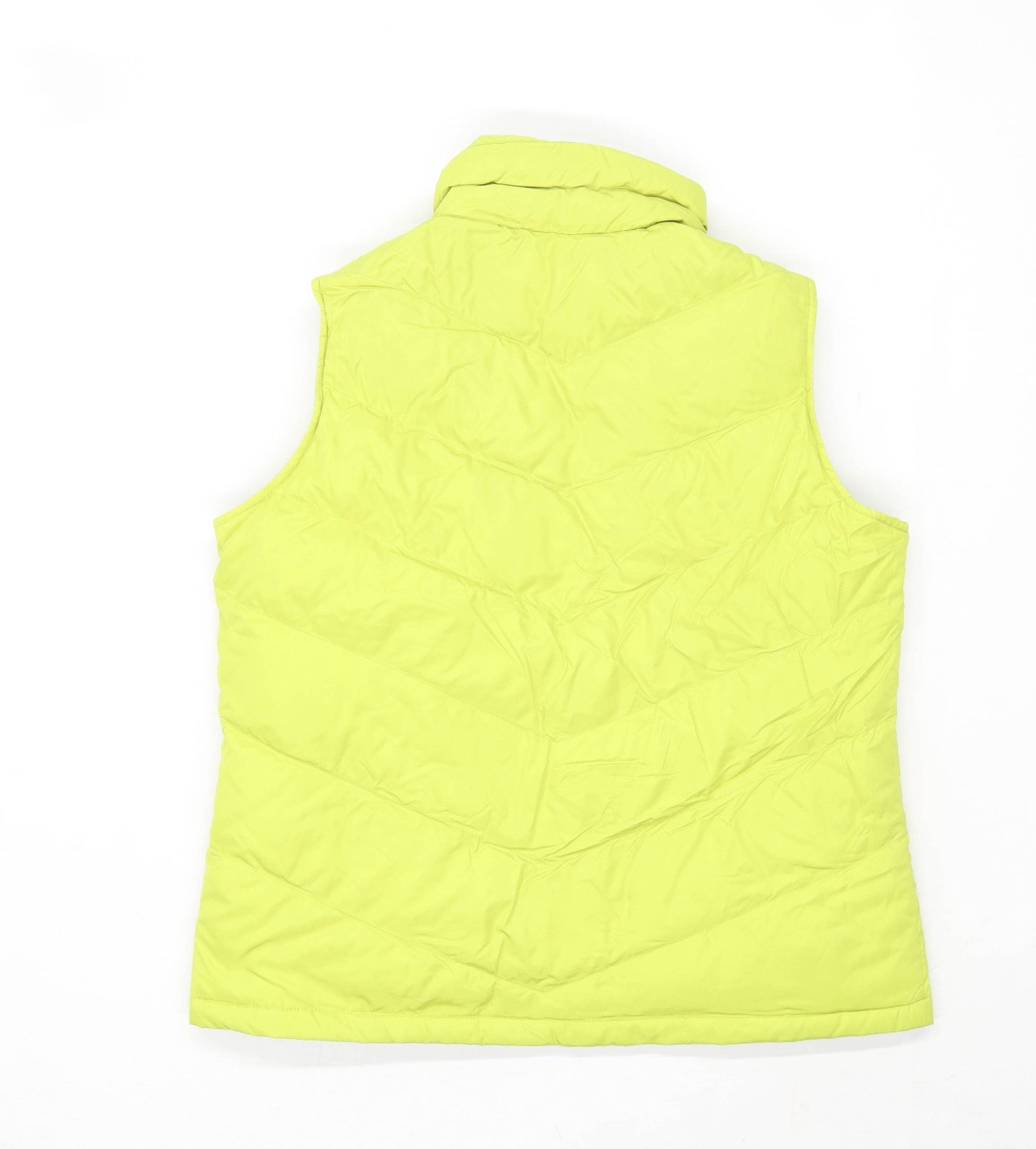 Lands End Mens Size M Yellow Gilet