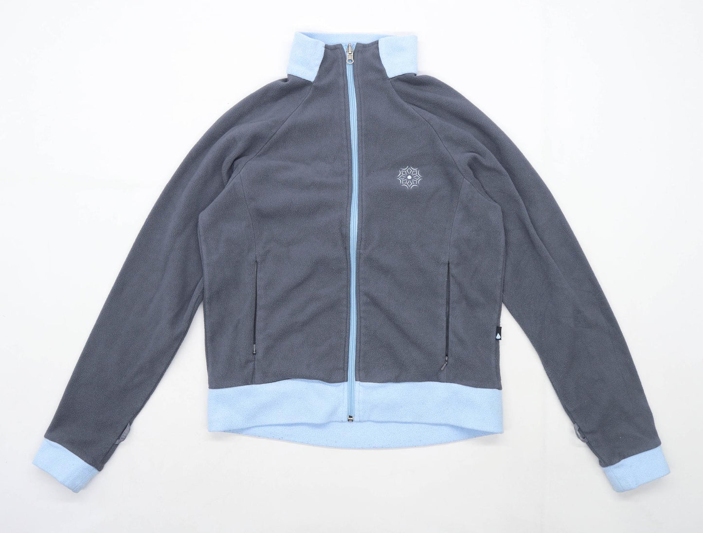 Pulp Womens Size M Fleece Grey Jacket