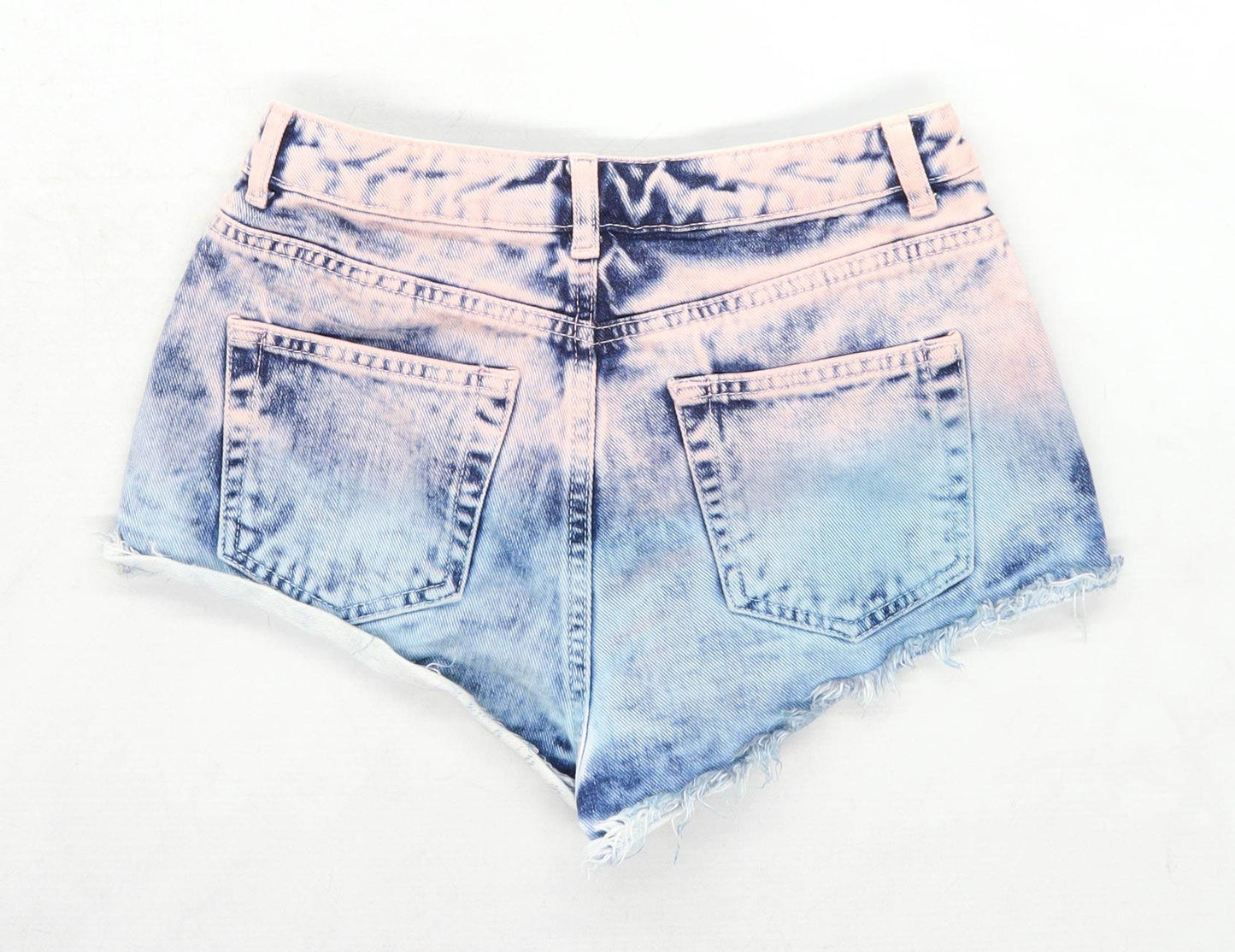 Womens Topshop Blue Denim Shorts Size W26/L9