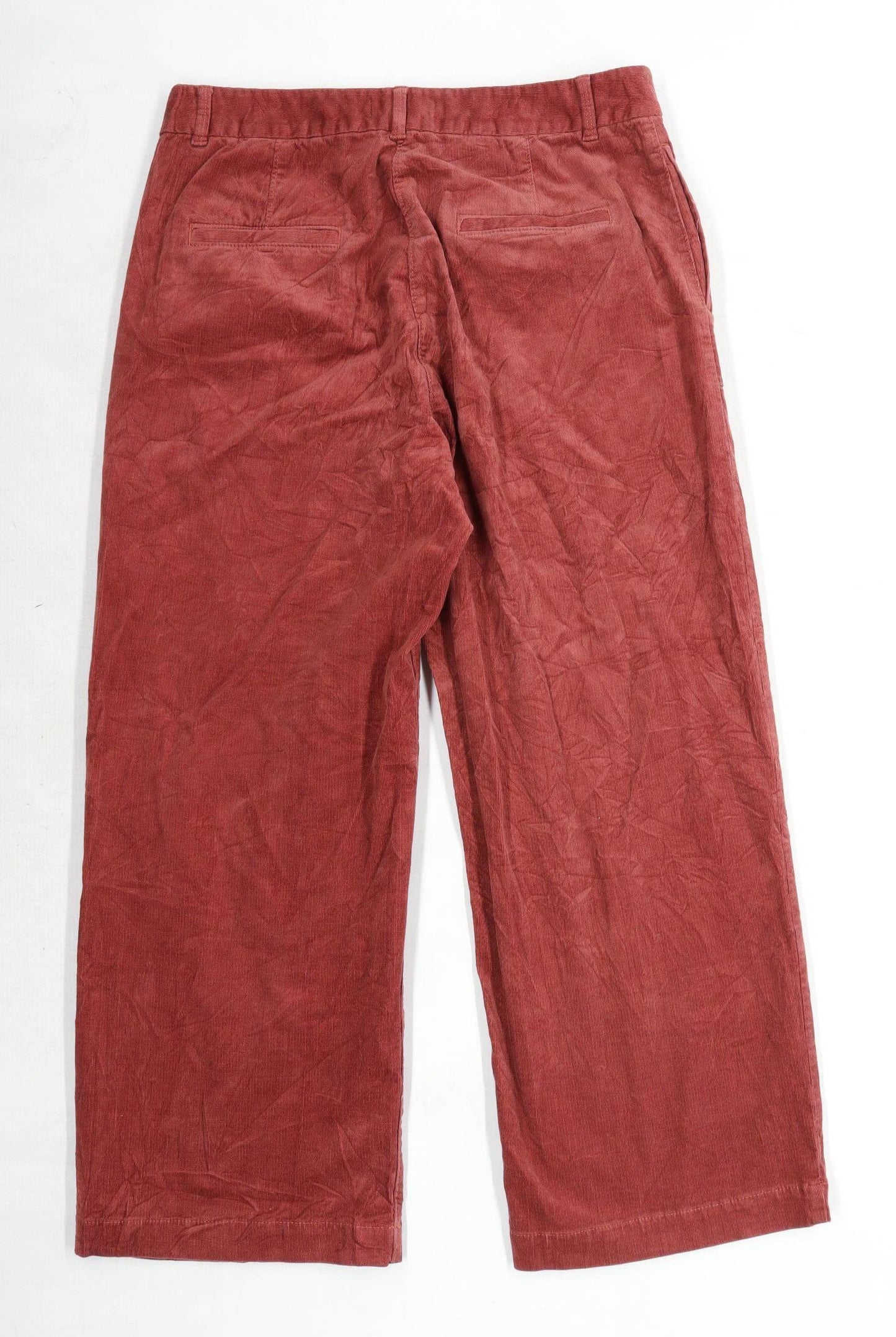 Womens Marks & Spencer Brown Corduroy Trousers Size 14/L27