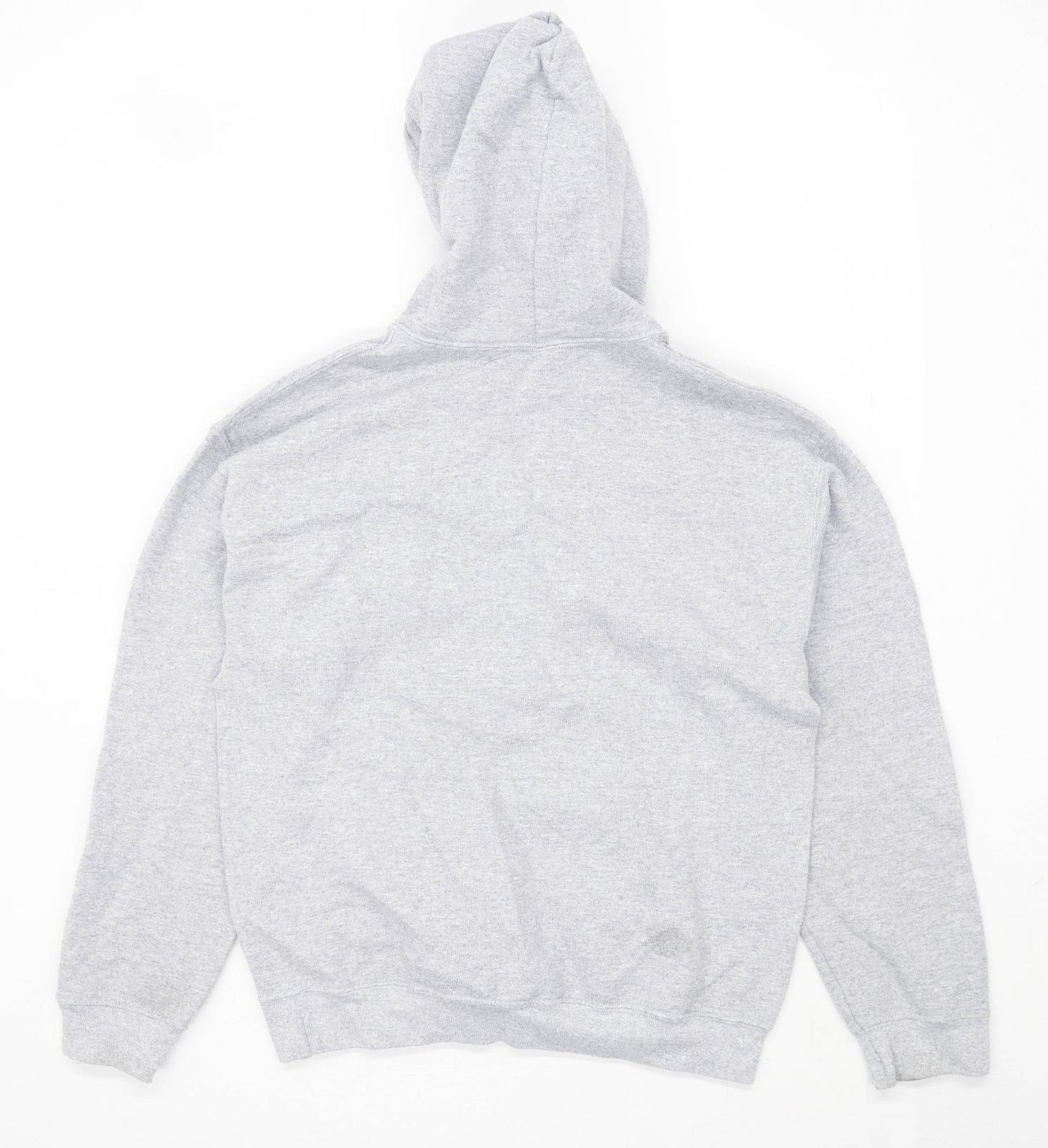 Lake Louise Ski Report Mens Size M Cotton Blend Graphic Grey Hoodie