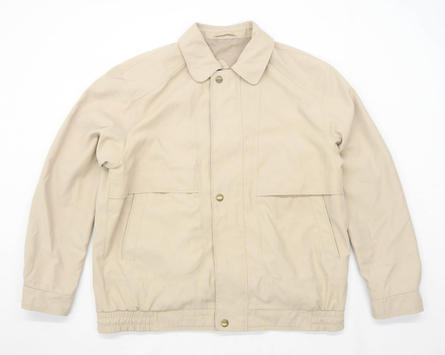 Edinburgh Woollen Mill Mens Size M Beige Lightweight Jacket