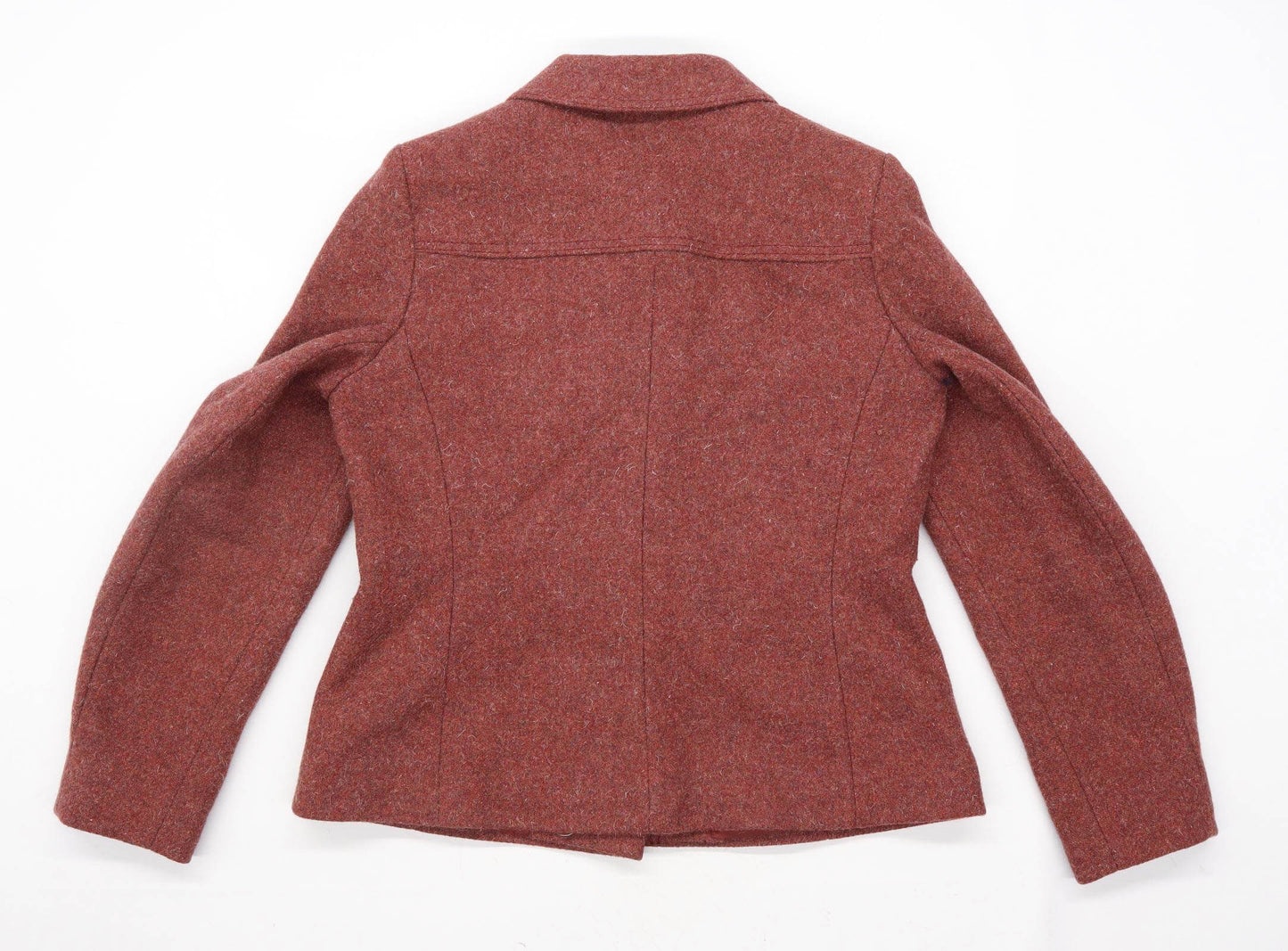 C&A Womens Size 16 Wool Blend Burgundy Midweight Jacket