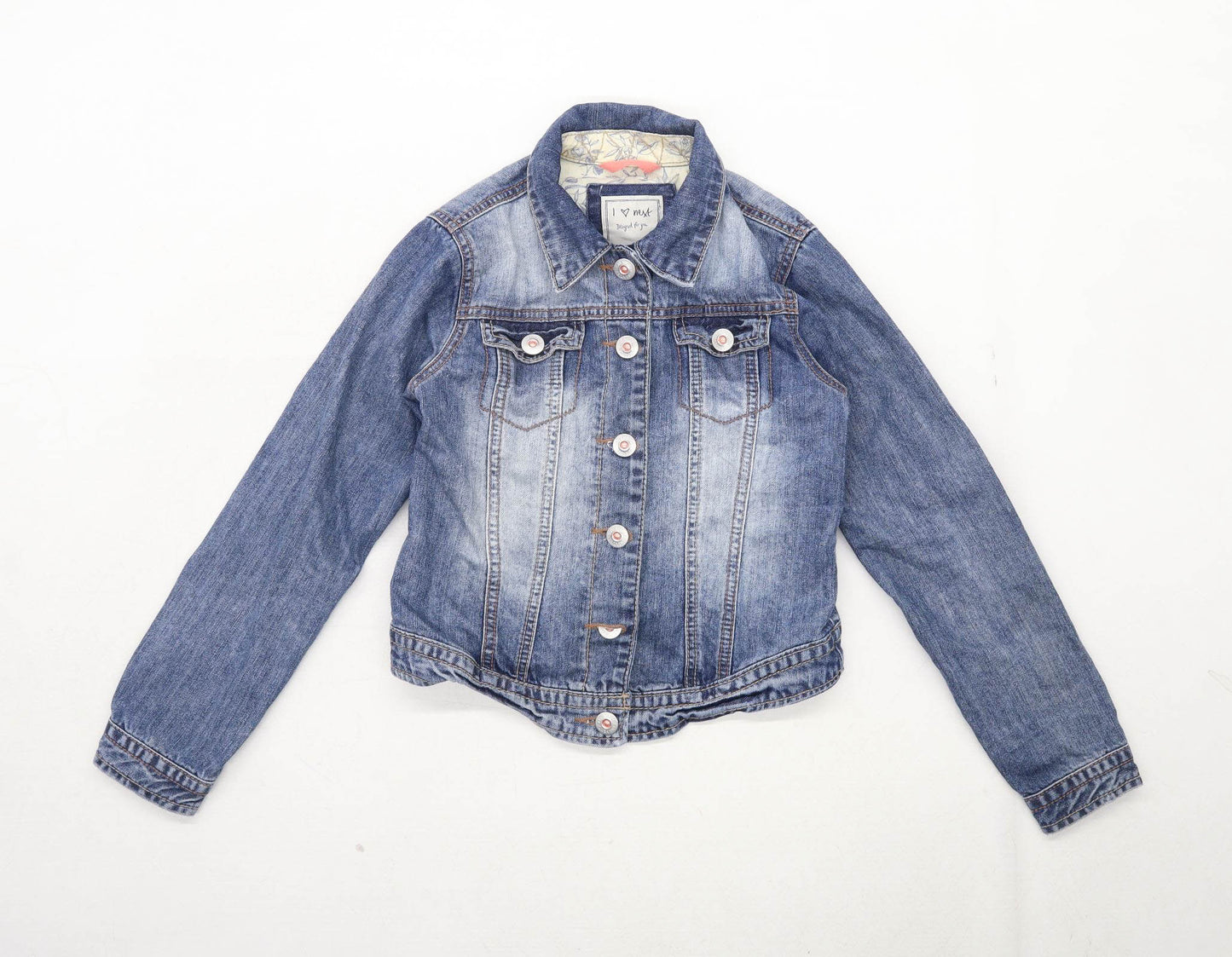 Next Girls Blue Jacket Age 9-10 Years