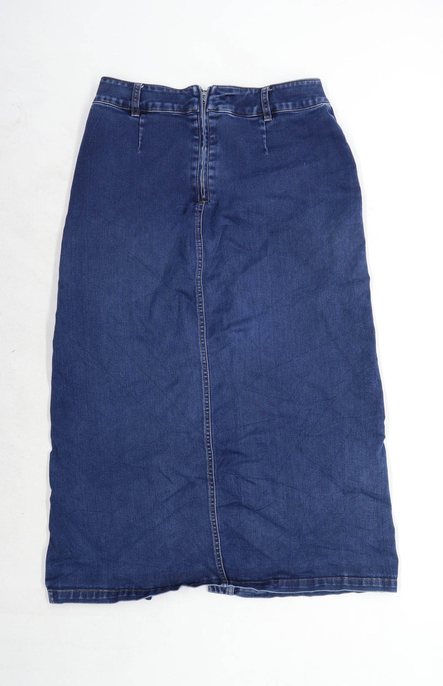 Madeline Womens Size W32 Denim Blue Skirt (Regular)